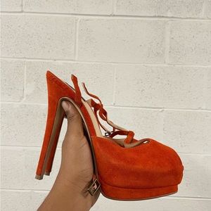SHOEMINT Platform Peep-toe Sandals